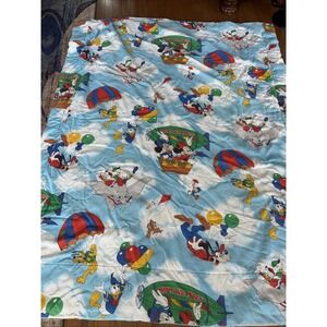 Vintage Walt‎ Disney Air Mobile Mickey Minnie Goofy PlutoComforter 65x80 (5463)